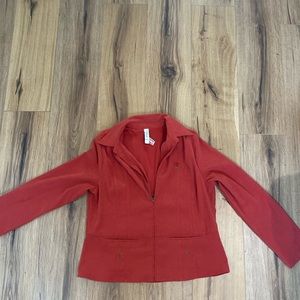 Jacket red size L fits like Medium